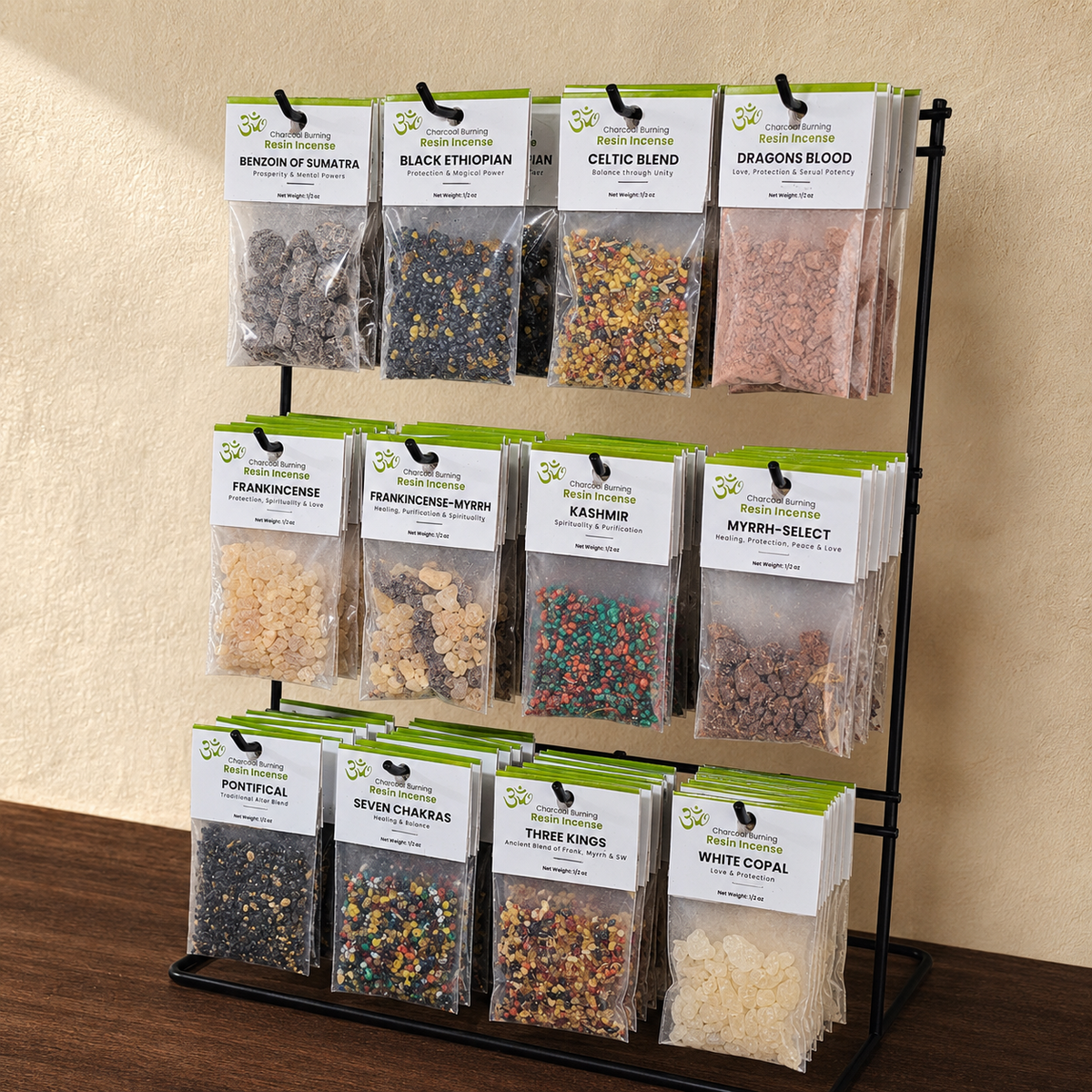 Natural Resin Incense: Frankincense, Myrrh, Dragons Blood Copal and more