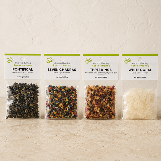Natural Resin Incense: Frankincense, Myrrh, Dragons Blood Copal and more