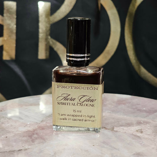 Aura Glow Spiritual Cologne for Protection Love Luck and Riches