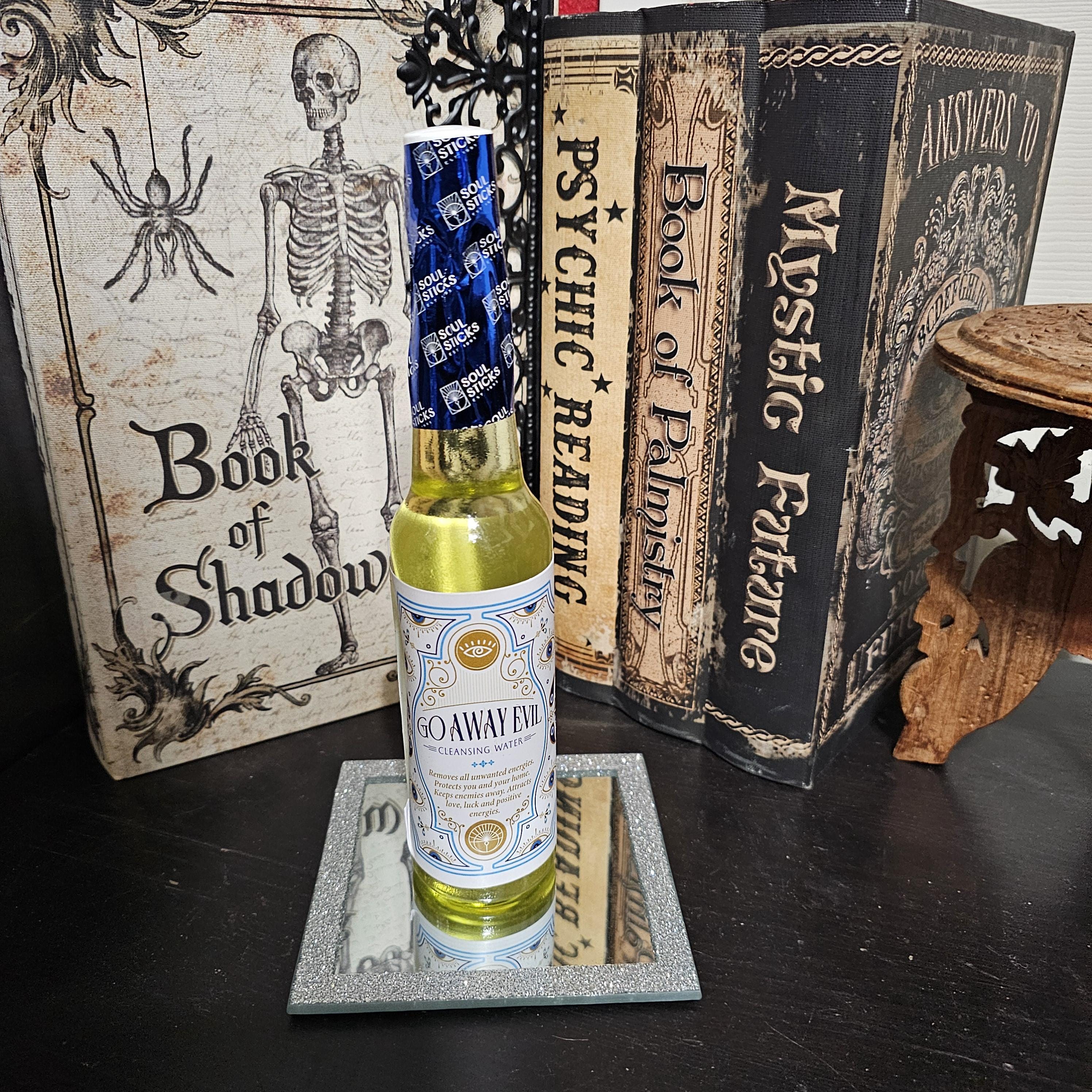 Go Away Evil Cleansing Water: Spiritual Ritual & Energy Clearing (7.5 oz)