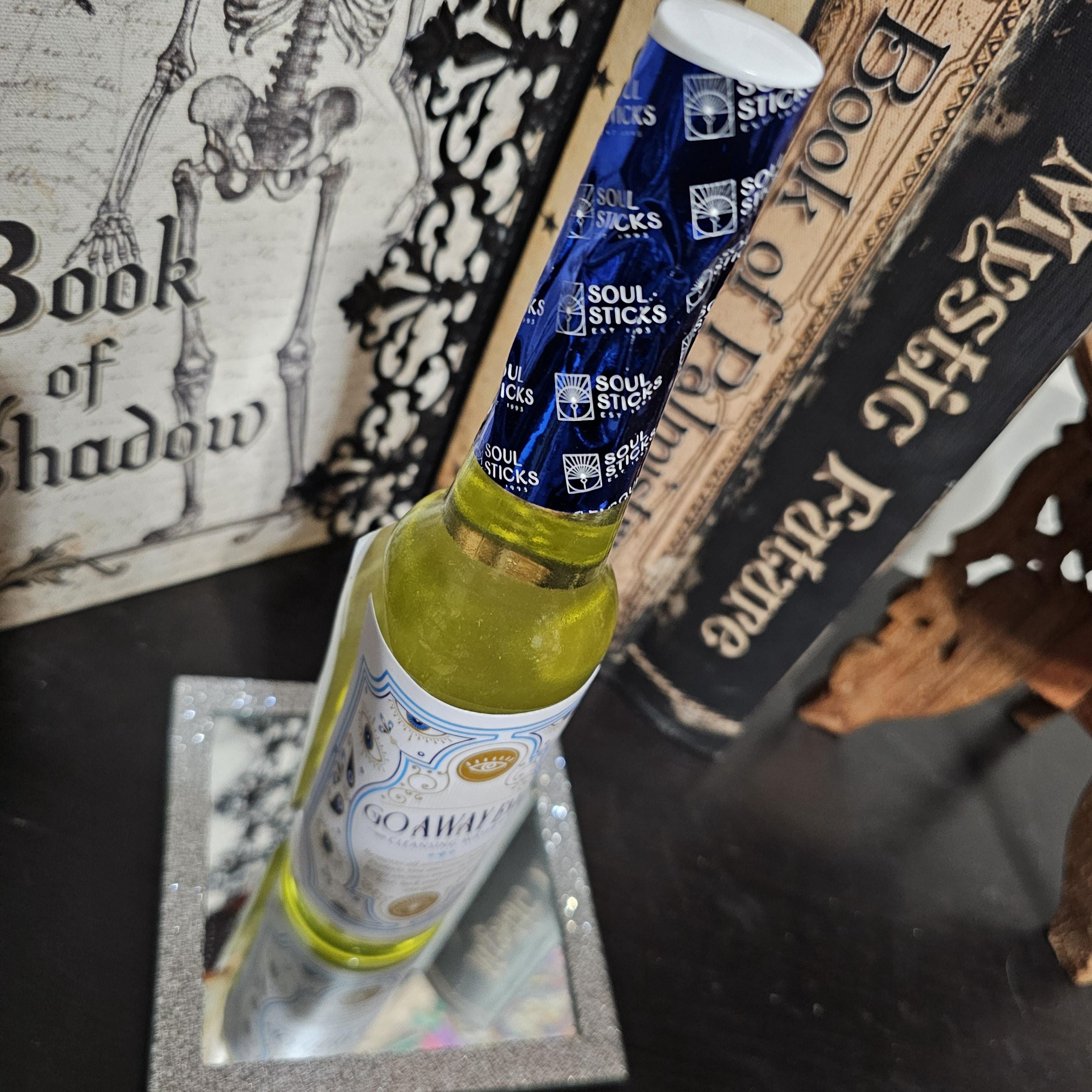 Go Away Evil Cleansing Water: Spiritual Ritual & Energy Clearing (7.5 oz)