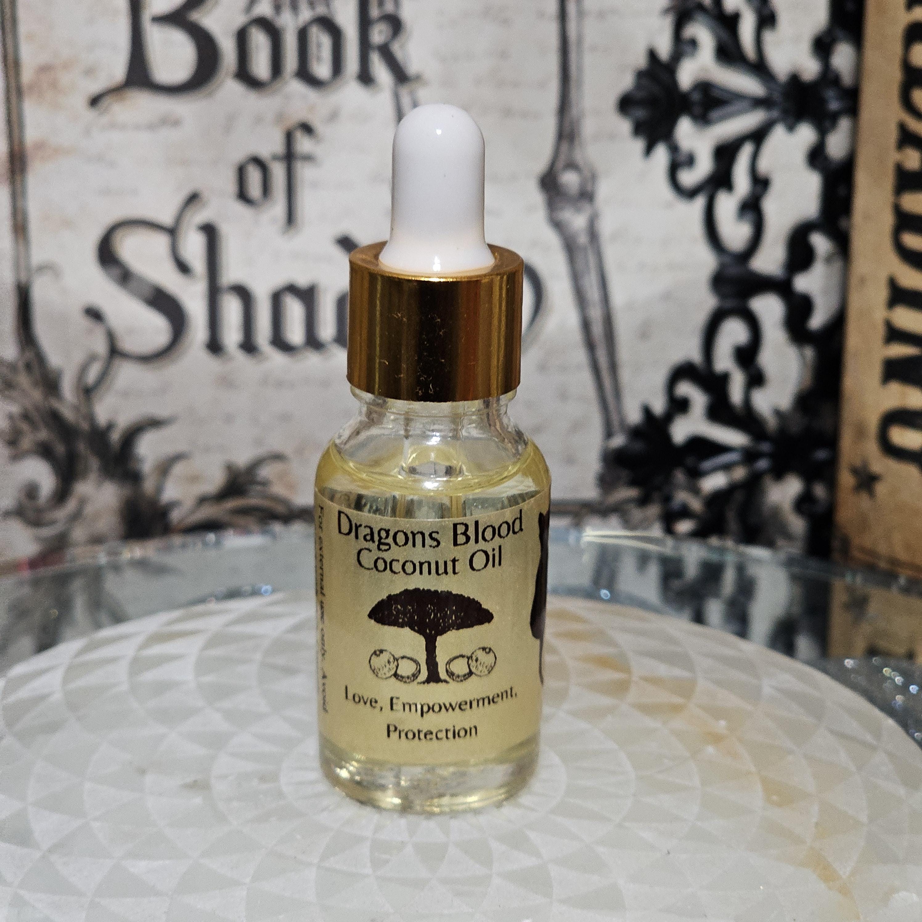 Dragon’s Blood Anointing Oil – Fragrance-Infused Coconut Base for Protection & Power | 15 ml Ritual Oil