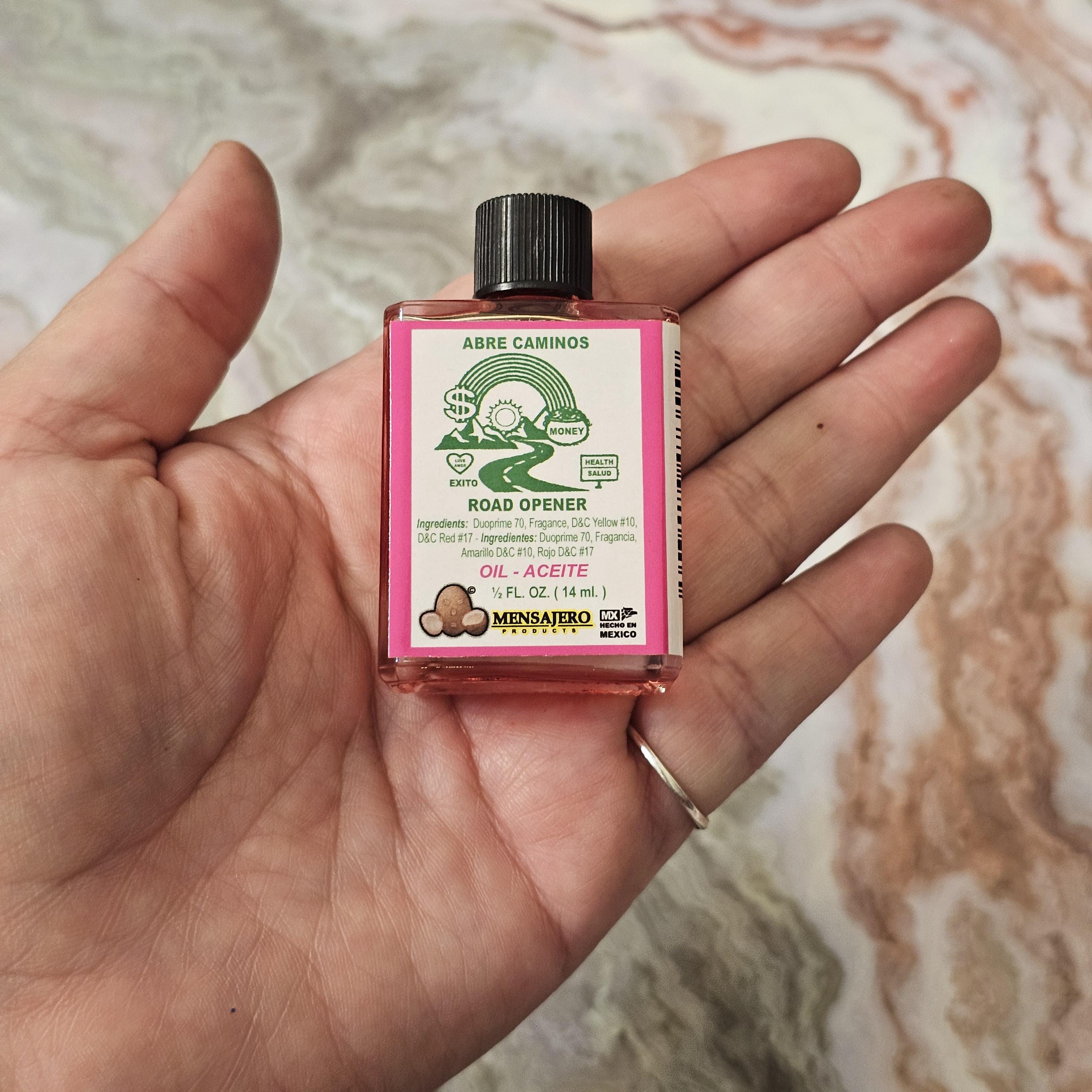 Abre Caminos Road Opener Oil Blockage Removal • Opportunity Opening • Spiritual Oil for Rituals, Candles and Anointing