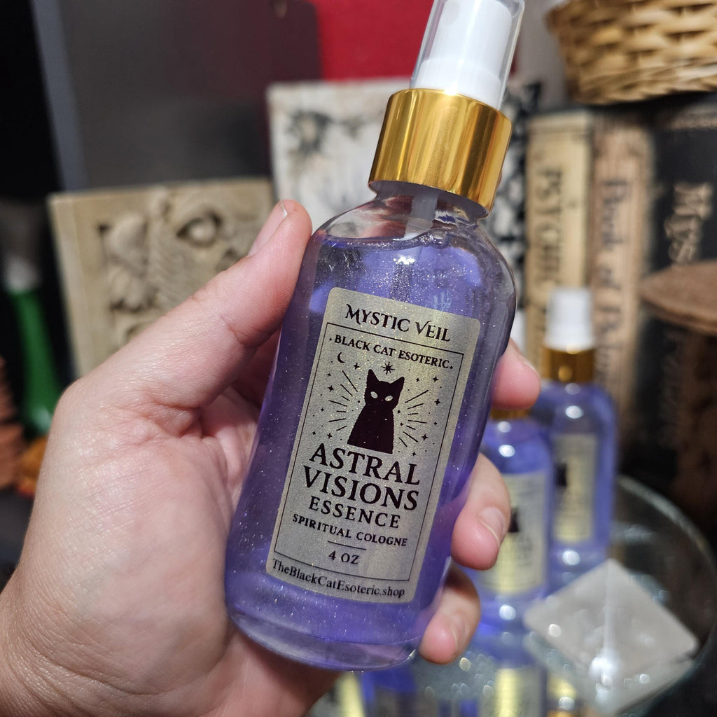 Astral Visions Indigo Aura Spray: Spiritual Cologne for Meditation & Energy Work