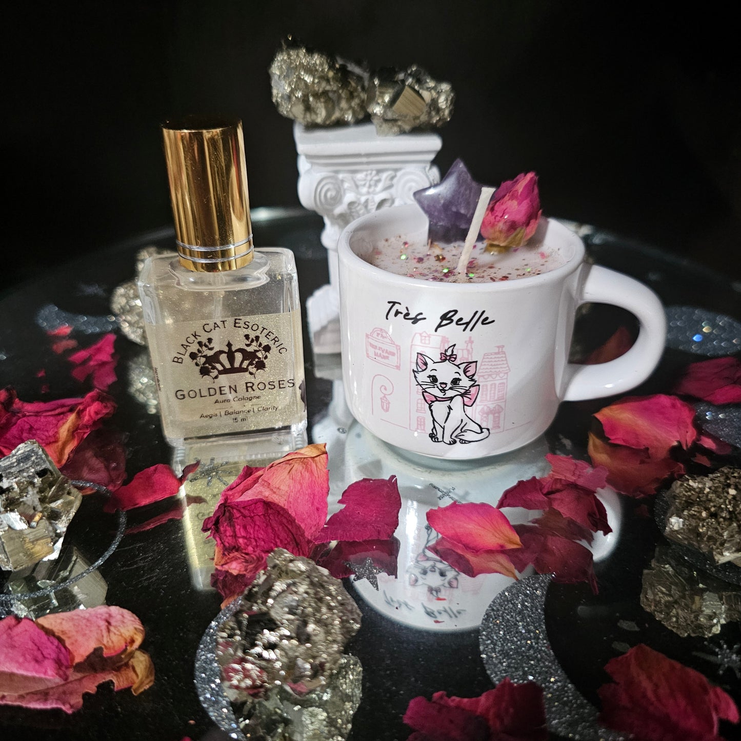 Berries or Lilac and Ritual Gift Set – Crystal Espresso Candle + Aura Cologne