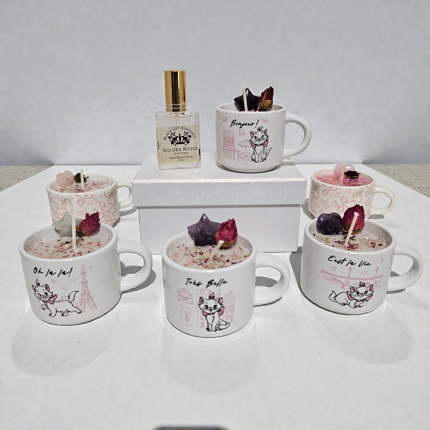 Berries or Lilac and Ritual Gift Set – Crystal Espresso Candle + Aura Cologne