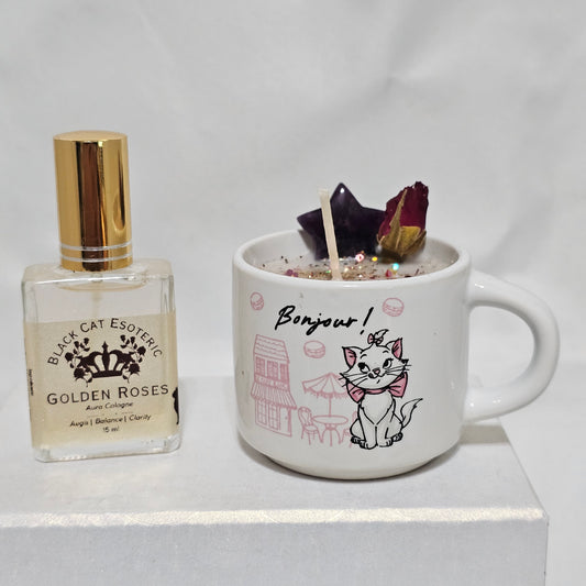 Berries or Lilac and Ritual Gift Set – Crystal Espresso Candle + Aura Cologne