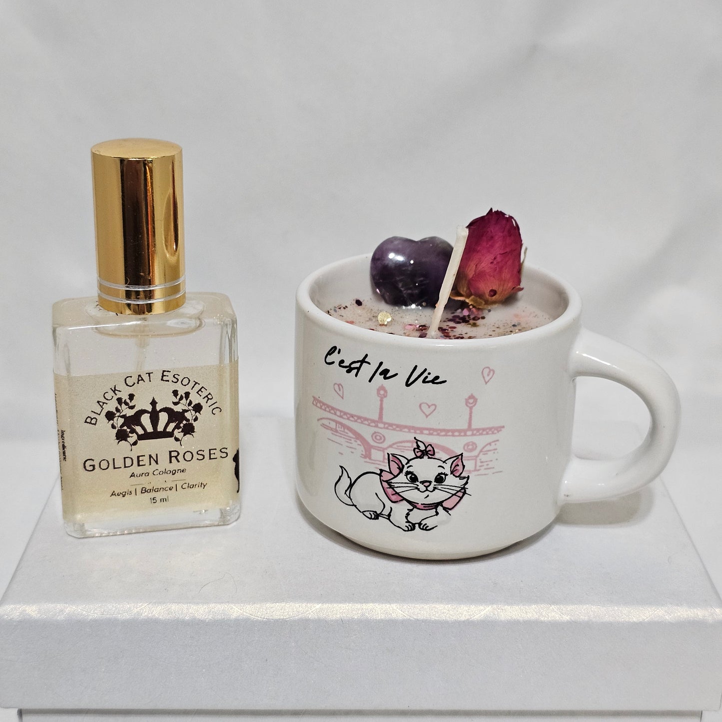 Berries or Lilac and Ritual Gift Set – Crystal Espresso Candle + Aura Cologne