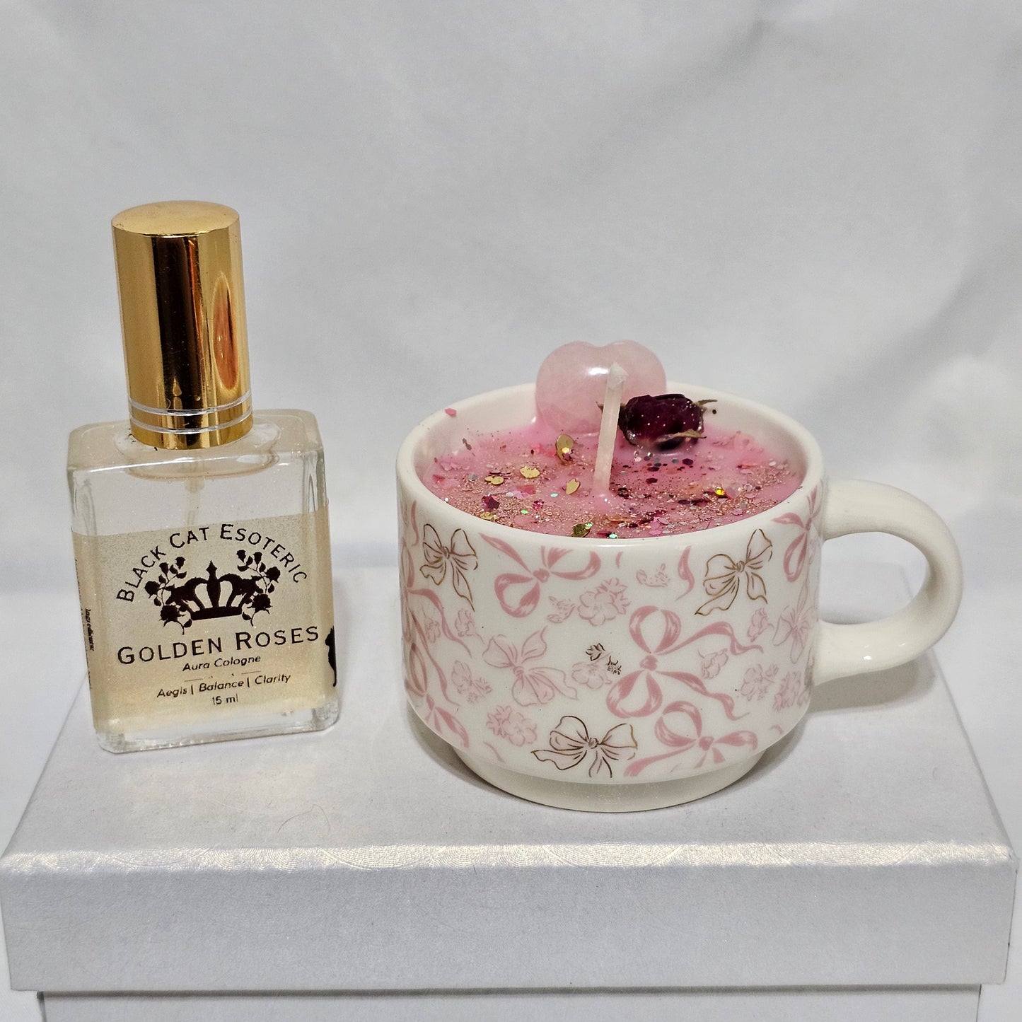 Berries or Lilac and Ritual Gift Set – Crystal Espresso Candle + Aura Cologne