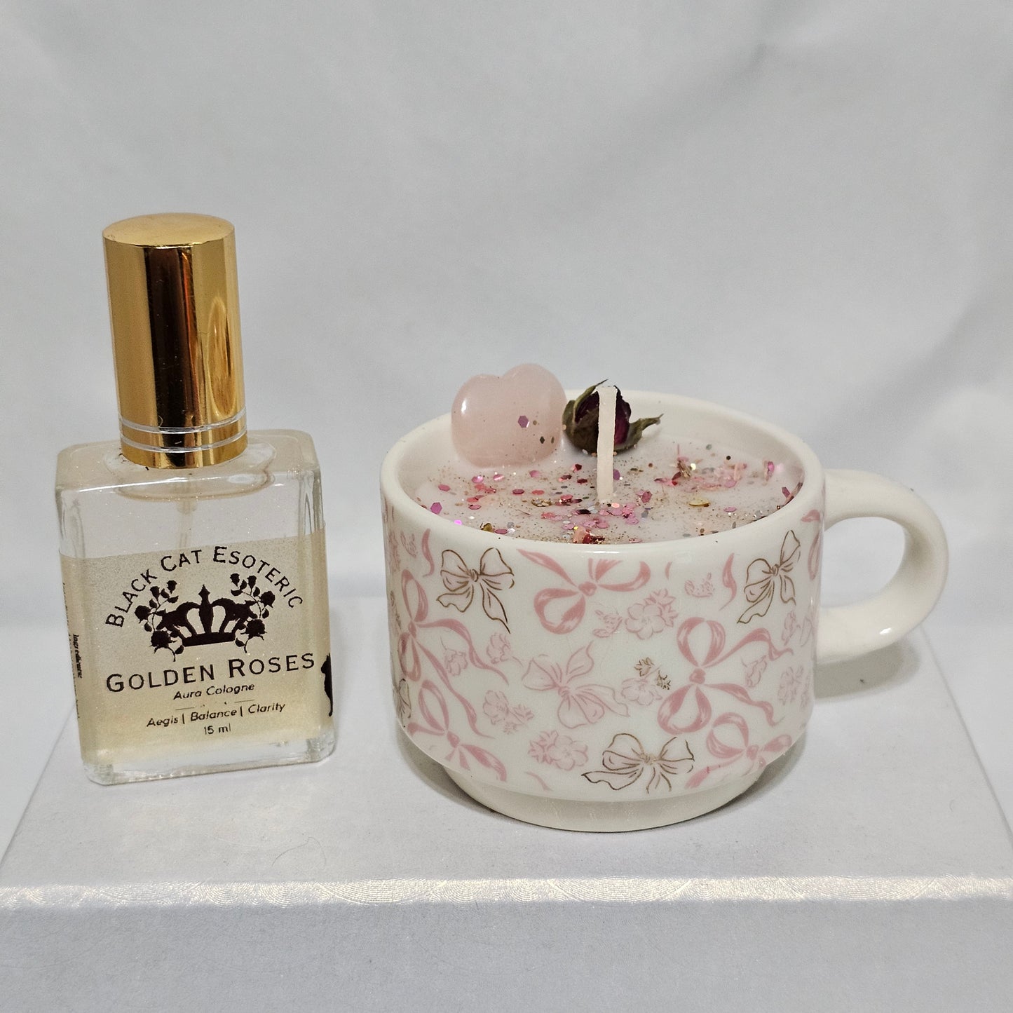 Berries or Lilac and Ritual Gift Set – Crystal Espresso Candle + Aura Cologne