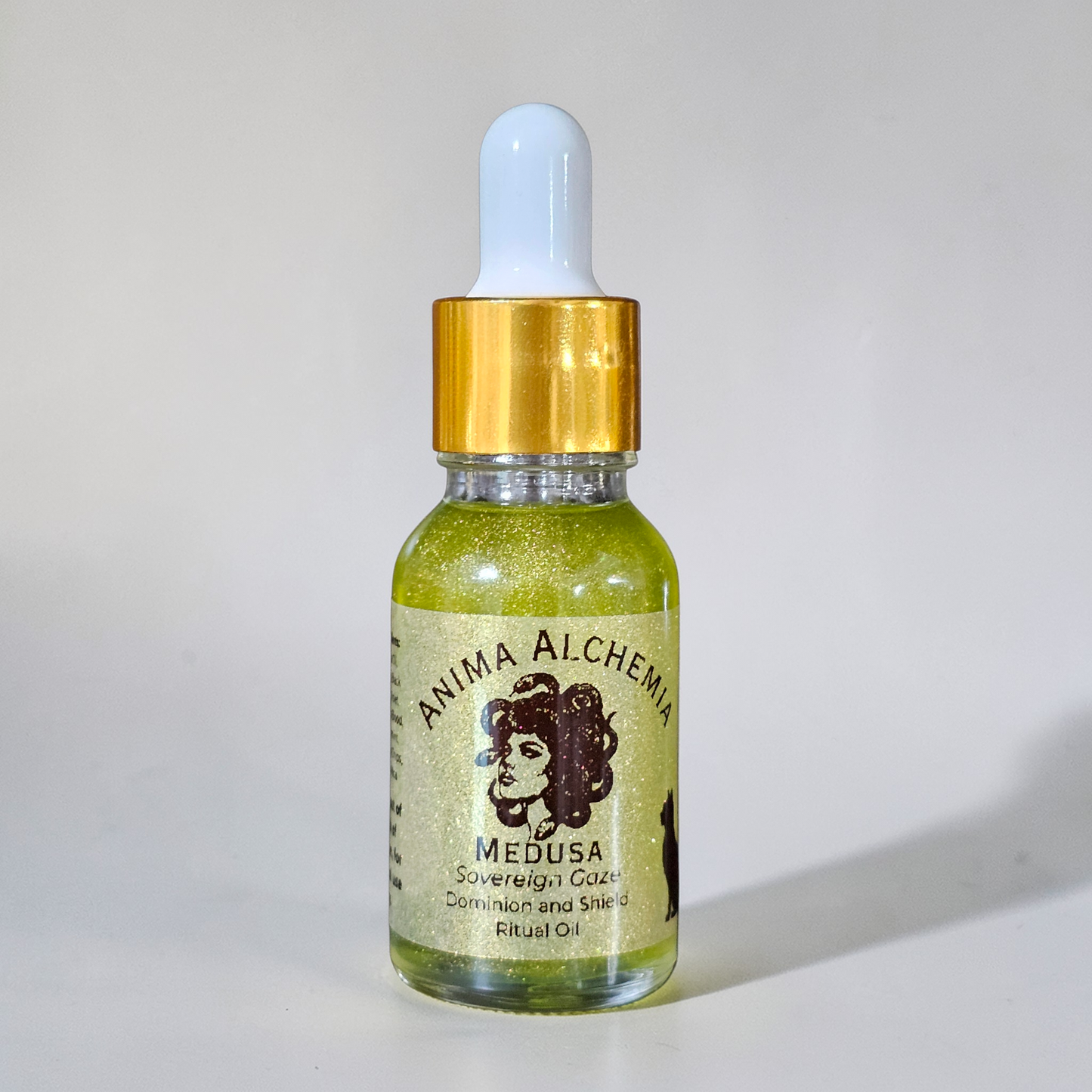 Medusa Ritual Oil for Protection Boundaries Shielding Gaze Anima Alchemia Evil Eye Curse Breaker