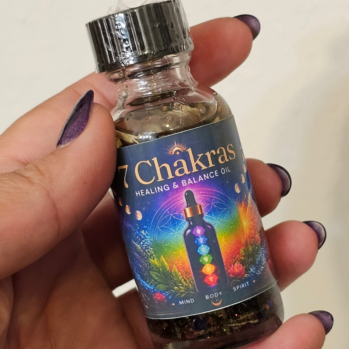 Mystic Candle Spiritual Intention Oils | Elegua, Yemaya, Ochun & 7 Chakras