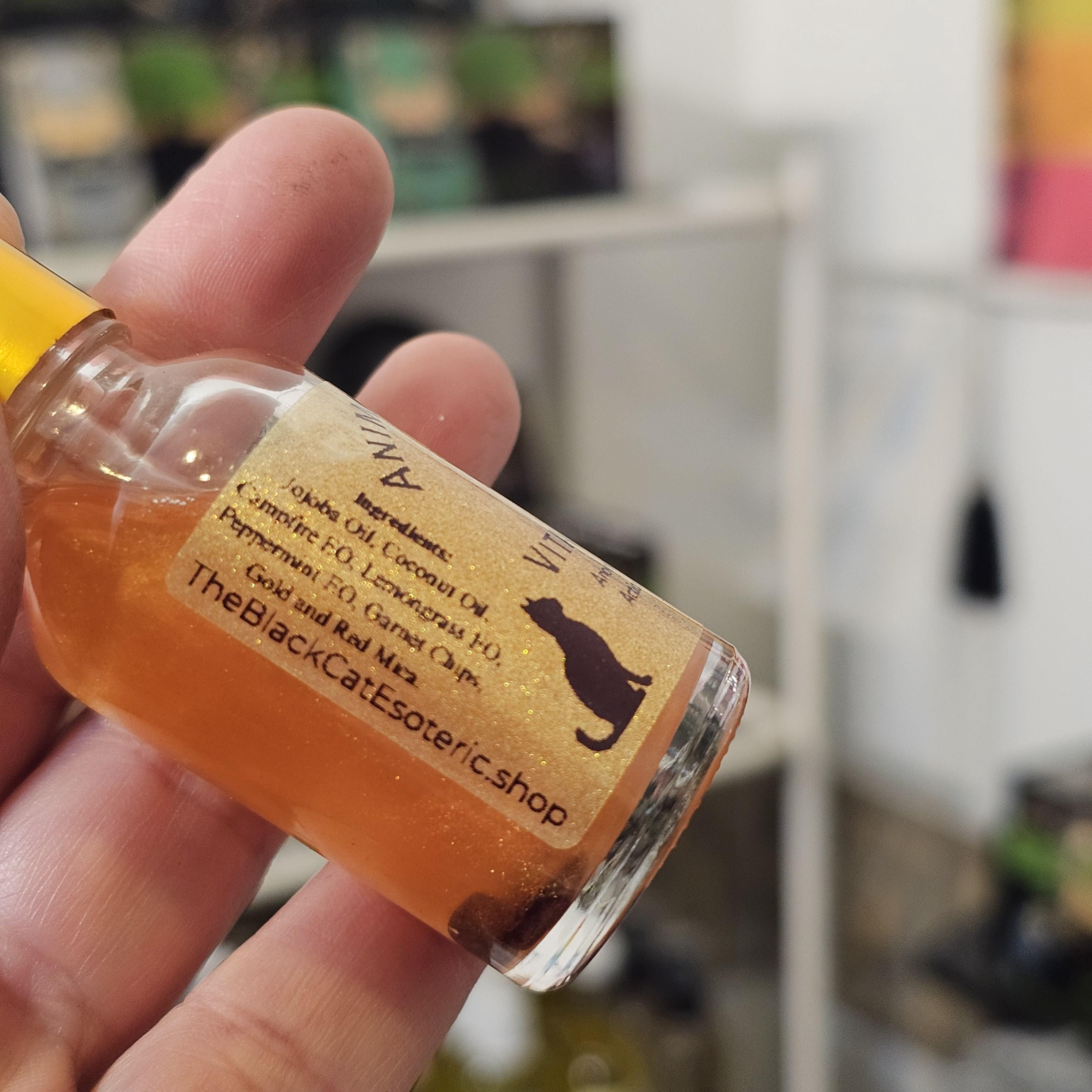 Anima Alchemia Vita Bellator Anointing Oil Strength Courage Protection Warrior Energy Ritual Oil