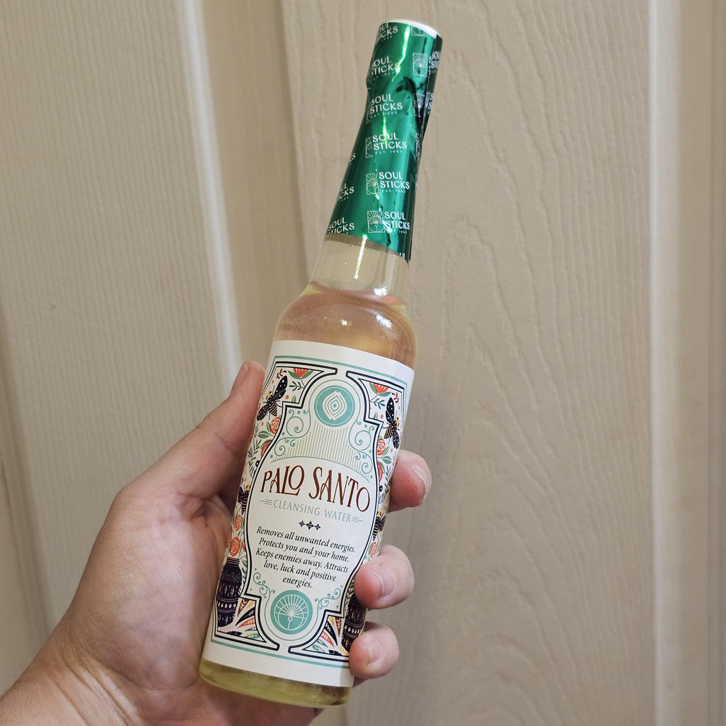Palo Santo Cleansing Water, Spiritual Ritual, Energy Clearing (7.5 oz)