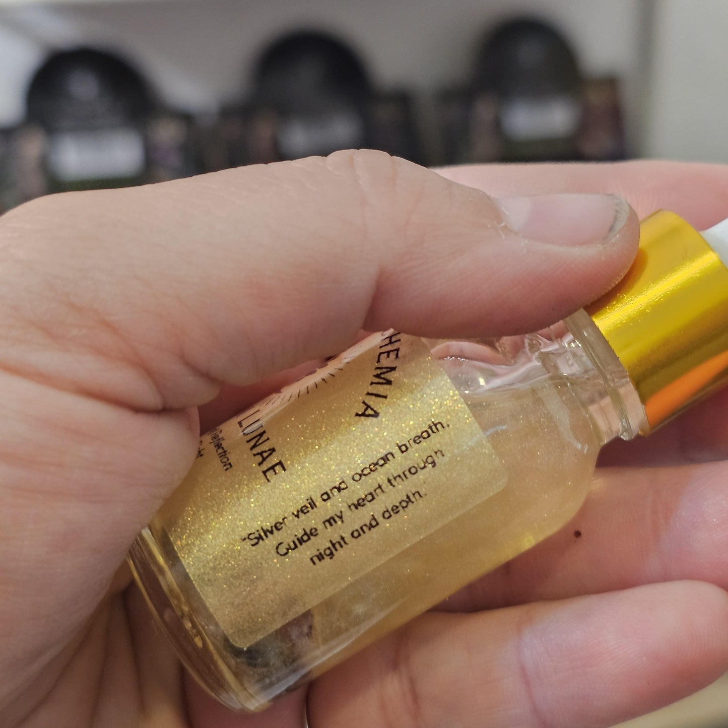 Anima Alchemia Sanctum Lunae – Anointing Oil of Intuition, Dreamwork, and Divine Feminine