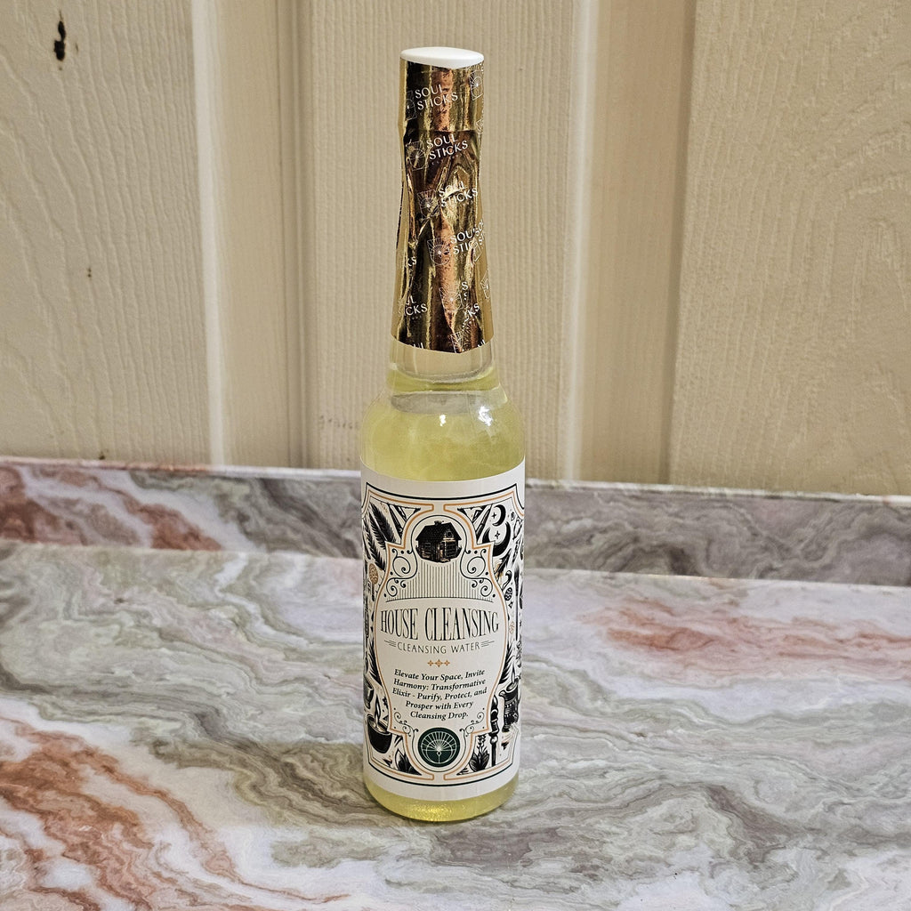House Cleansing Water: Spiritual Home Blessing, Energy Clearing (7.5 oz)
