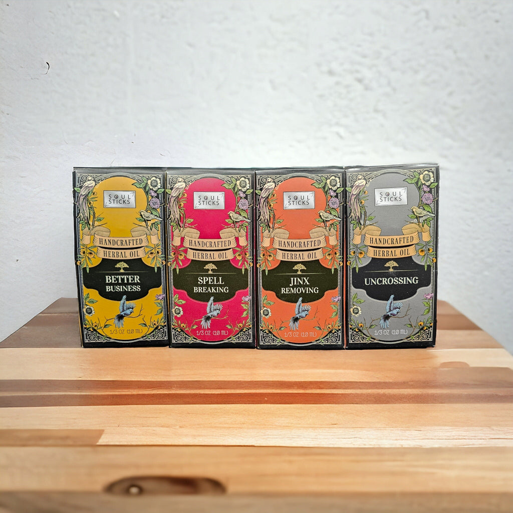 Essential Oil Soul Sticks: Ritual Anointing Oil, Witchy Altar Supplies