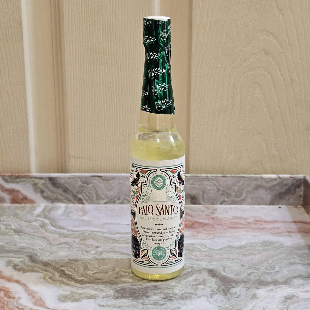 Palo Santo Cleansing Water, Spiritual Ritual, Energy Clearing (7.5 oz)