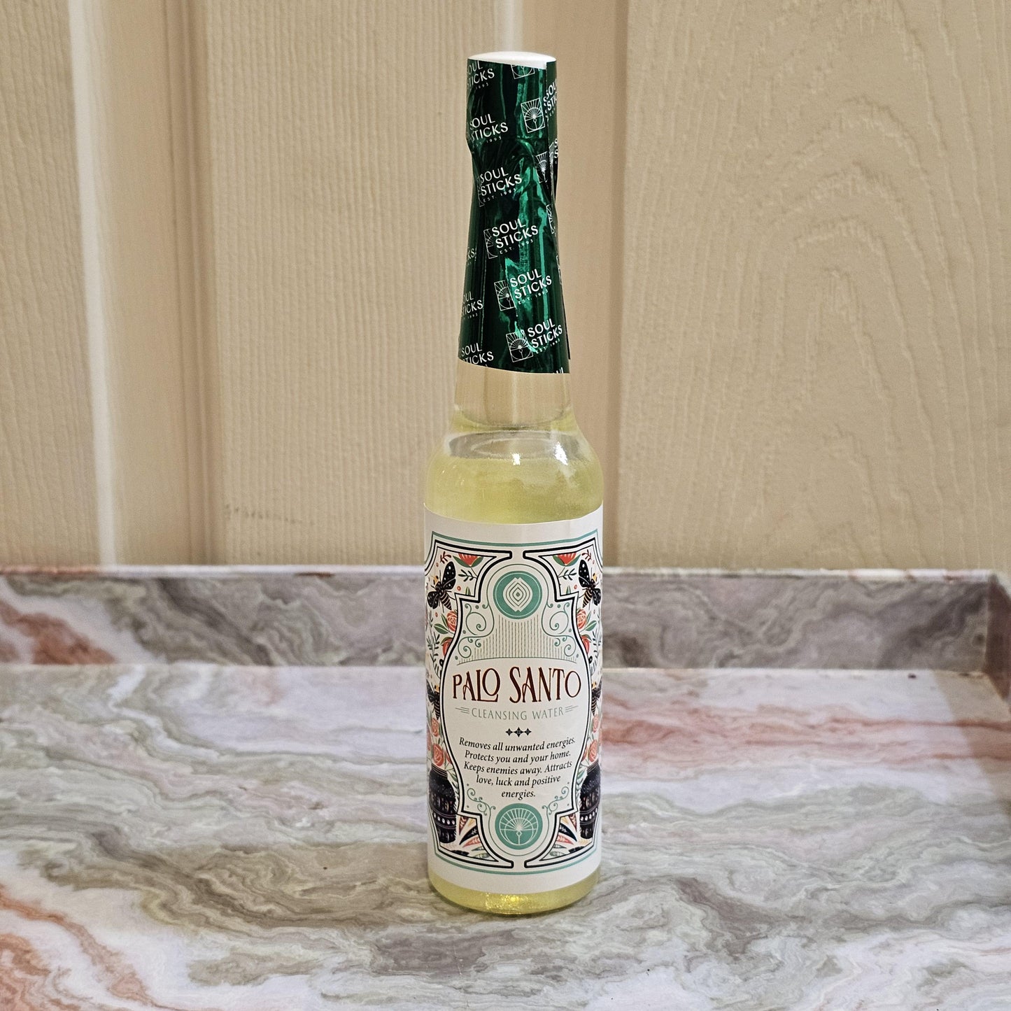 Palo Santo Cleansing Water, Spiritual Ritual, Energy Clearing (7.5 oz)