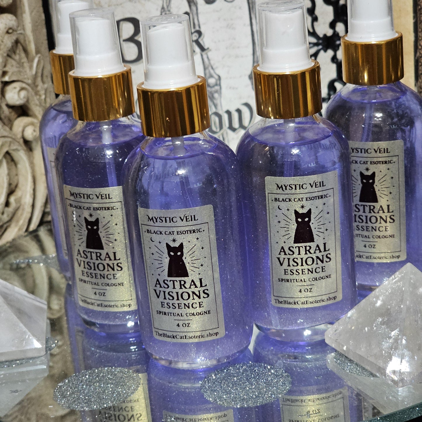 Astral Visions Indigo Aura Spray: Spiritual Cologne for Meditation & Energy Work