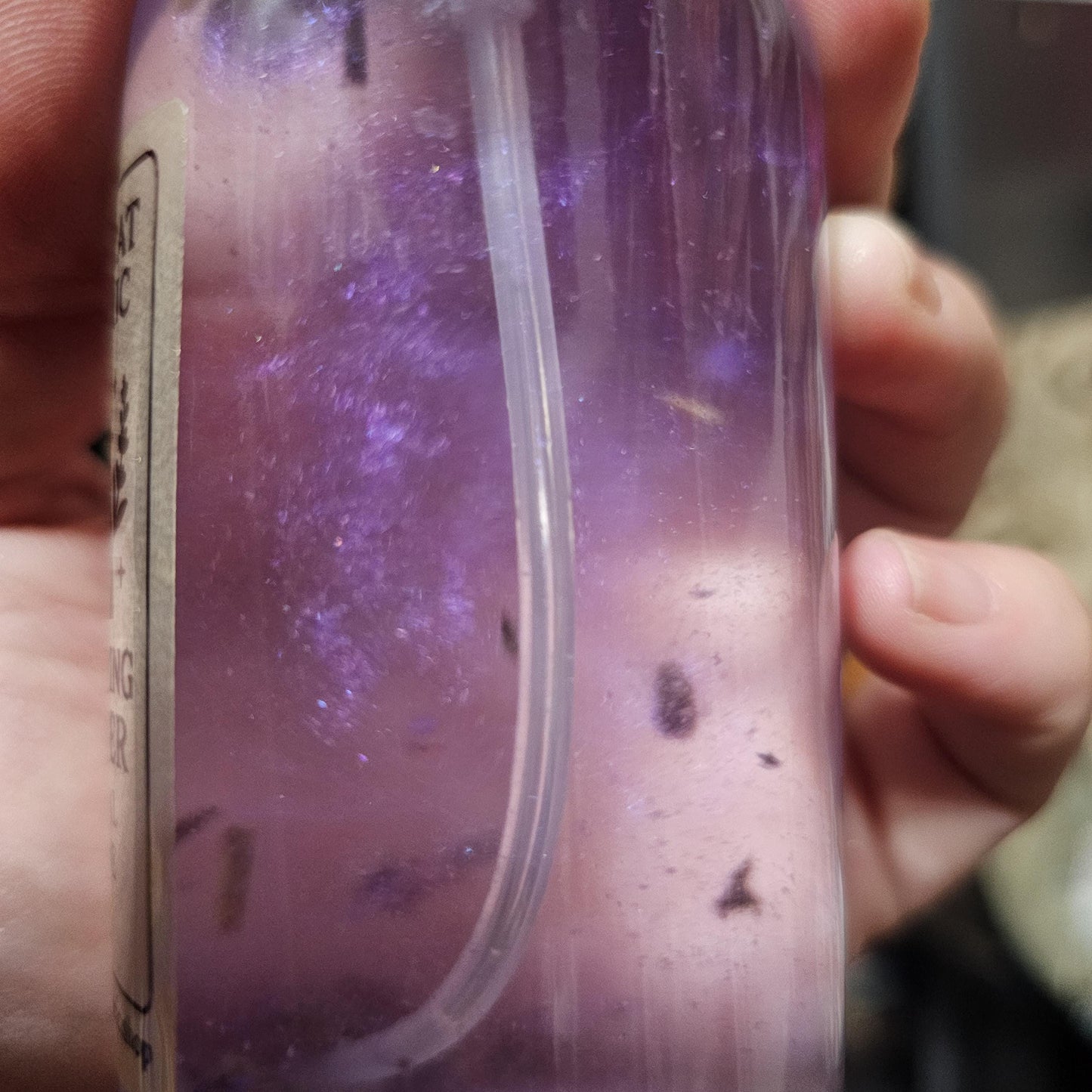 Shimmering Lavender Ritual Cologne Artisan Witchy Perfume Mist for Peace, Calm & Aura Cleansing
