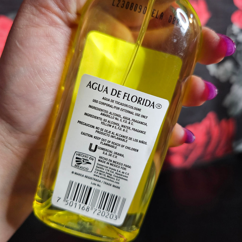 Florida Water Agua de Florida Urania Made in Mexico 4 oz Spray Bottle