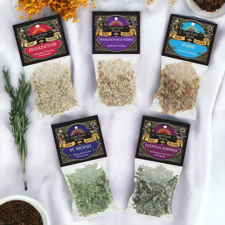 Natural Resin Incense: Frankincense, Myrrh, and Herbal Blends