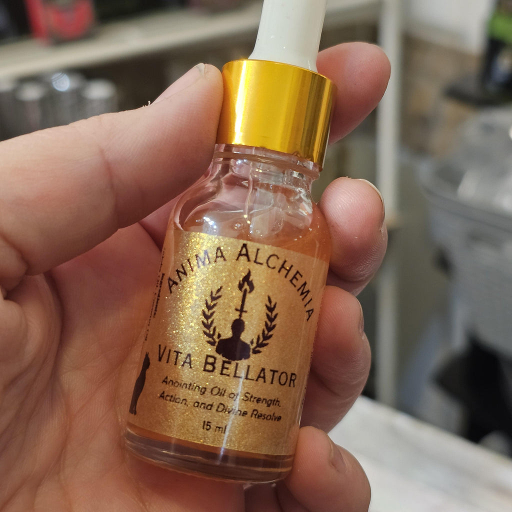 Anima Alchemia Vita Bellator Anointing Oil Strength Courage Protection Warrior Energy Ritual Oil