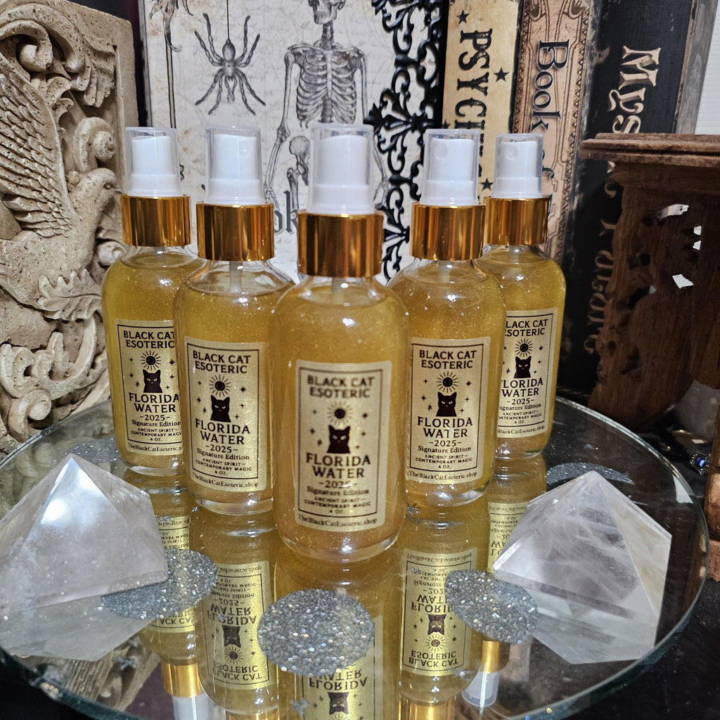 Black Cat Esoteric Florida Water: Cleansing & Protection Ritual Spray