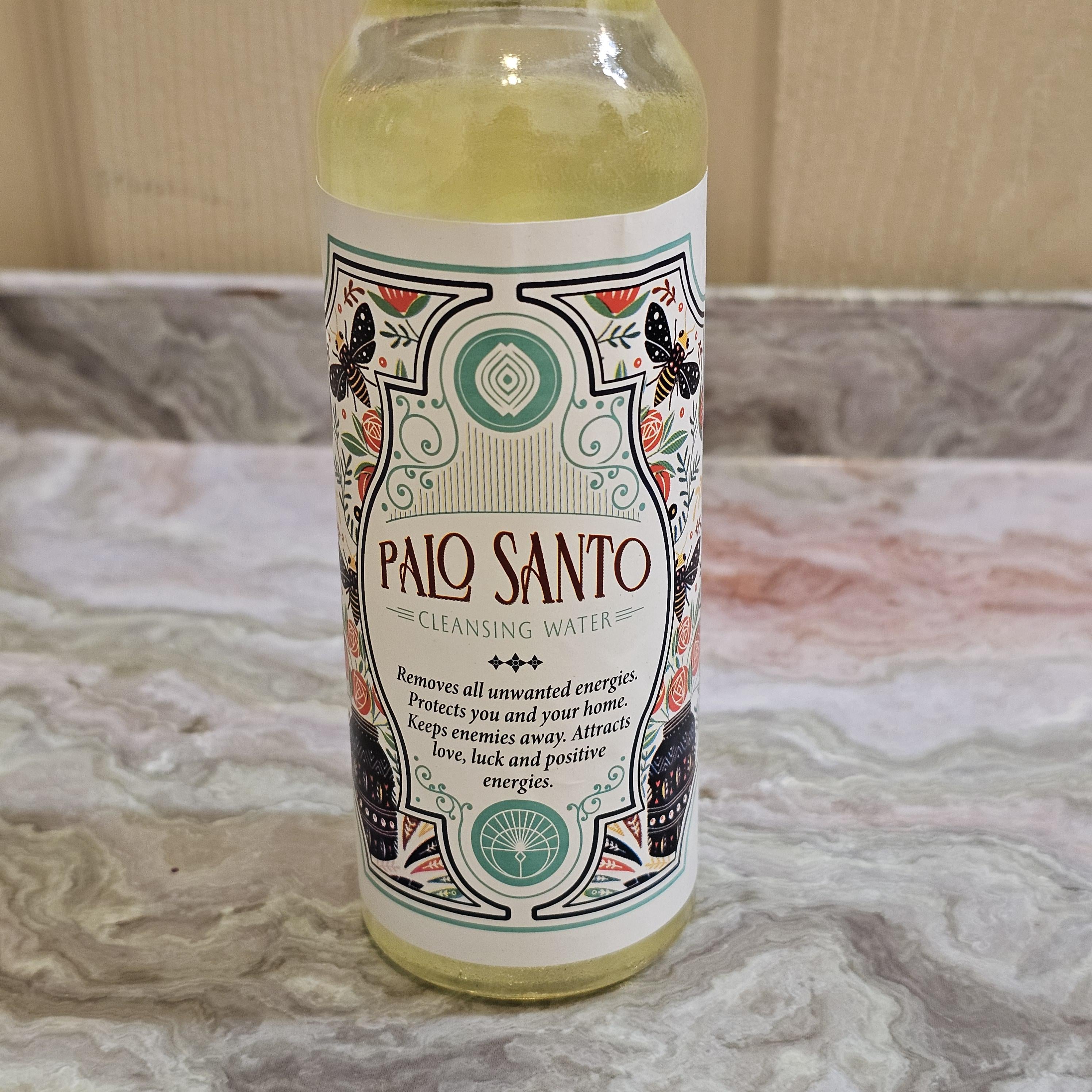 Palo Santo Cleansing Water, Spiritual Ritual, Energy Clearing (7.5 oz)