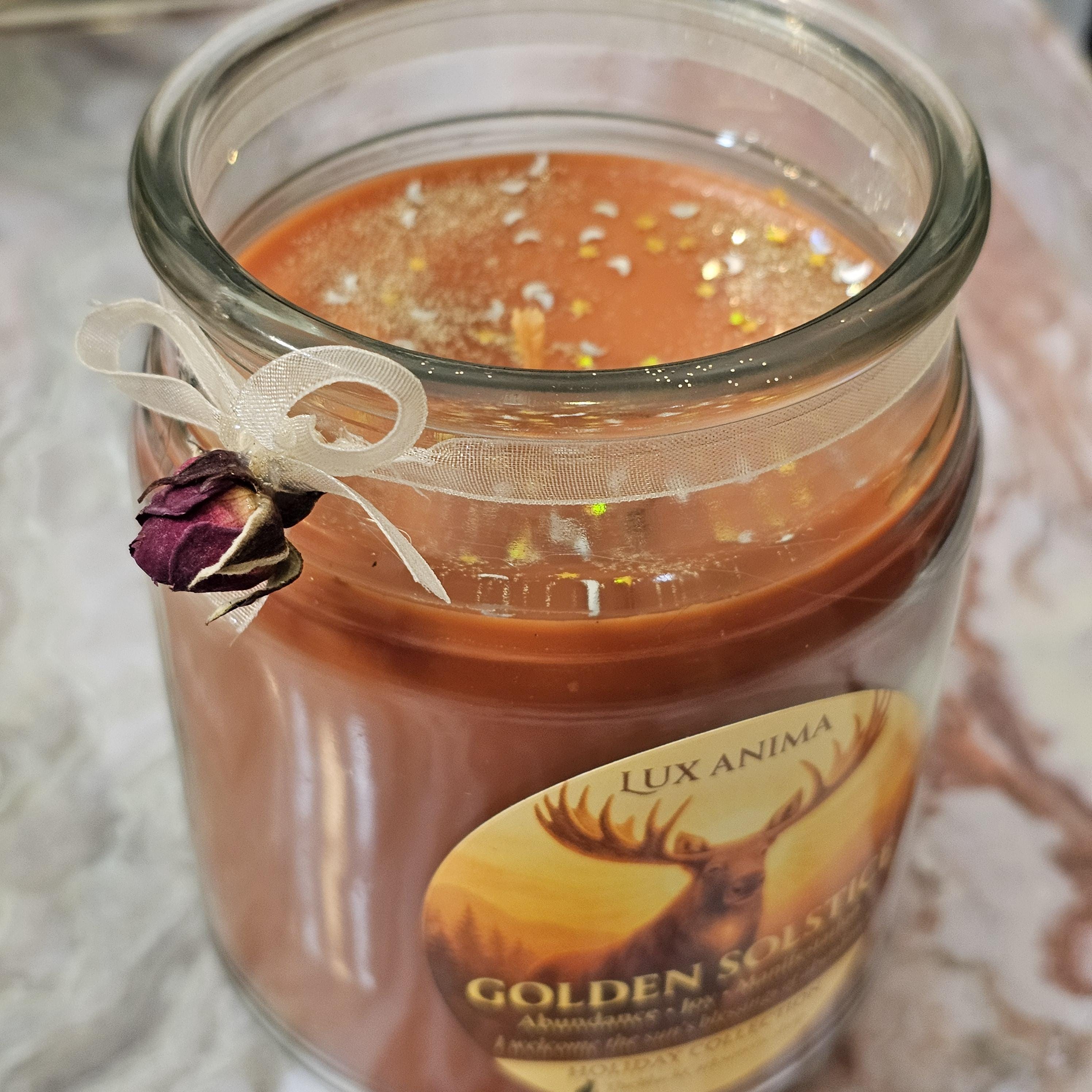 Lux Anima Intention Candle, Holiday Ritual Candle, Protection, Abundance, Peace