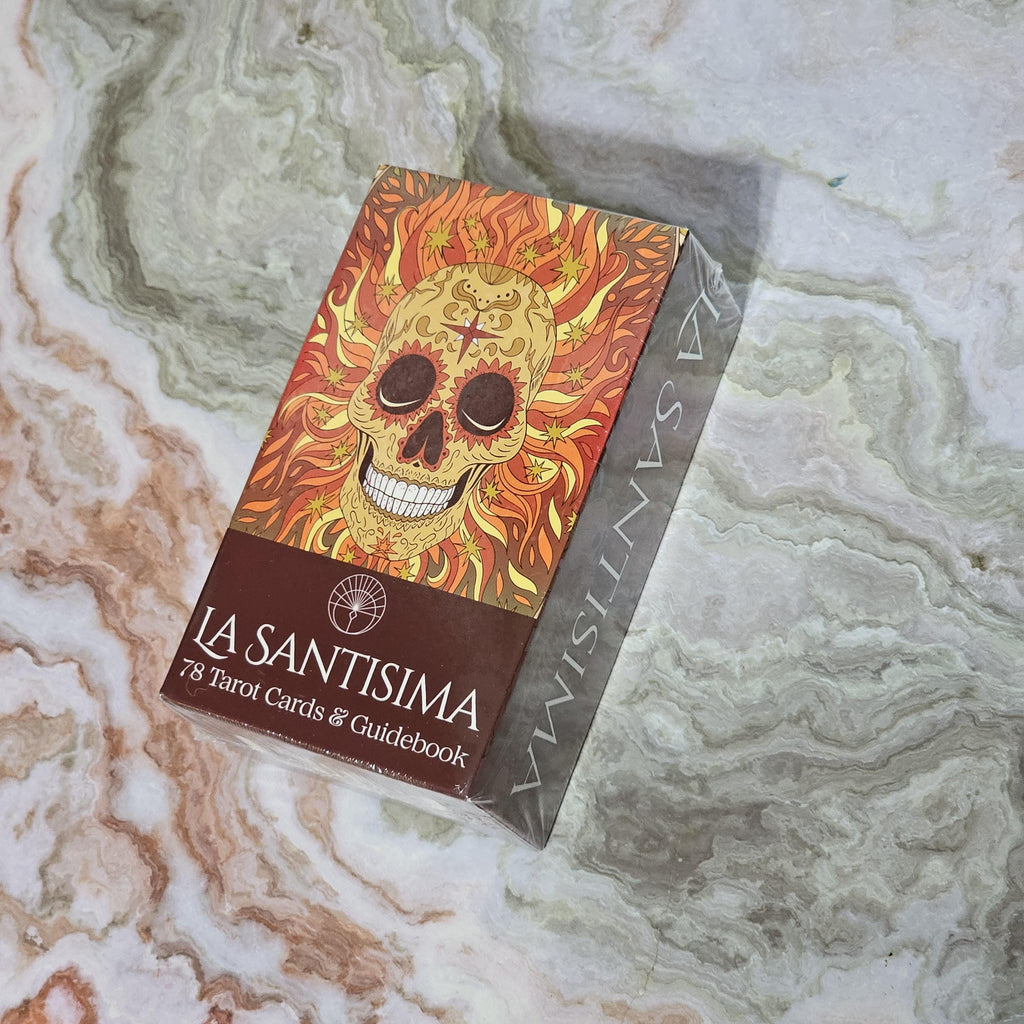 Santísima Tarot Deck, Santa Muerte, Día de los Muertos, 78 Cards & Guidebook