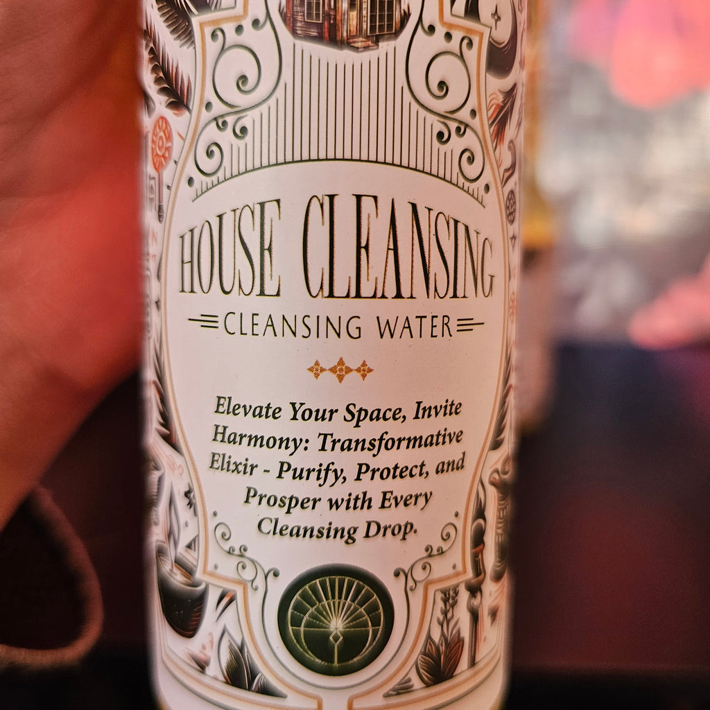 House Cleansing Water: Spiritual Home Blessing, Energy Clearing (7.5 oz)
