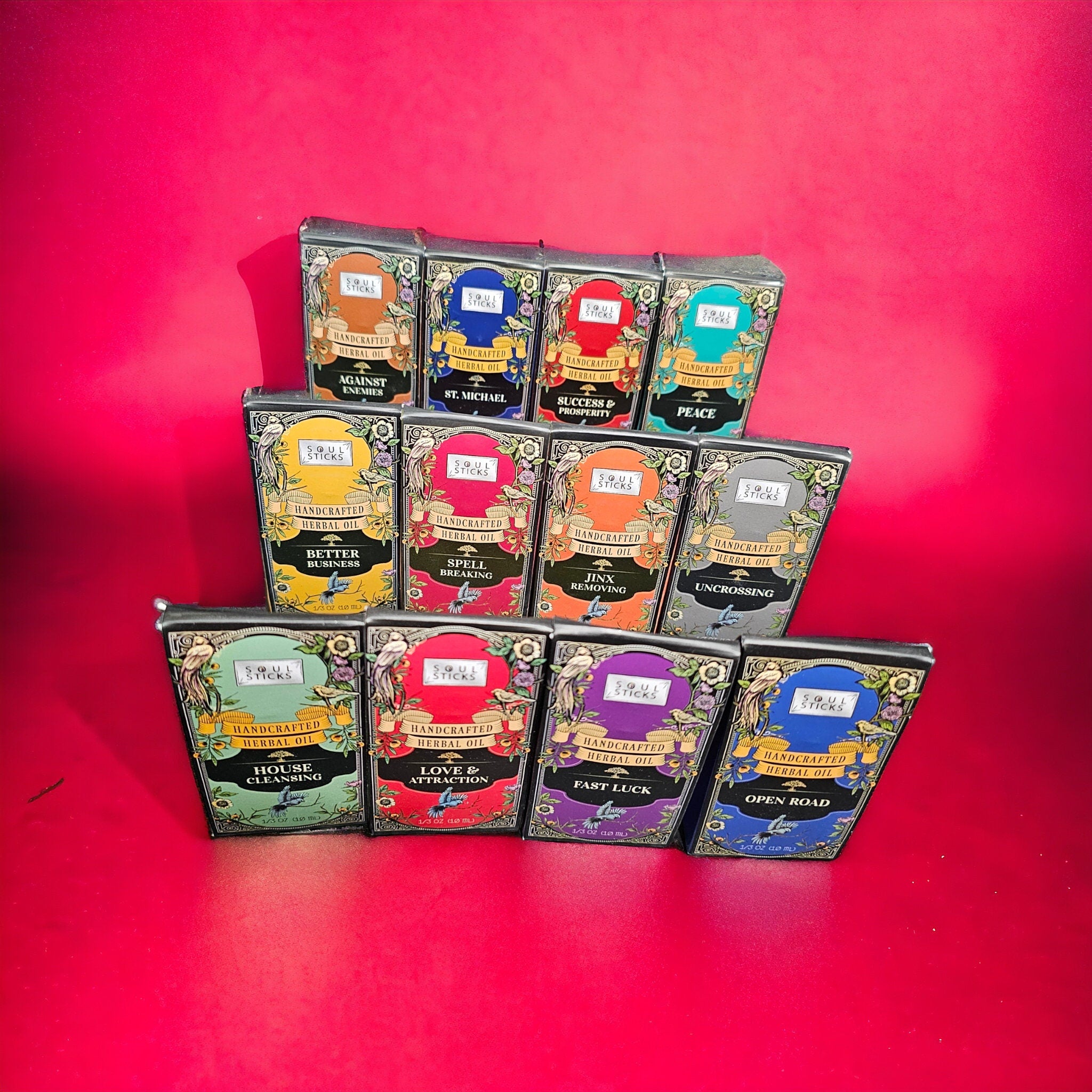 Essential Oil Soul Sticks: Ritual Anointing Oil, Witchy Altar Supplies