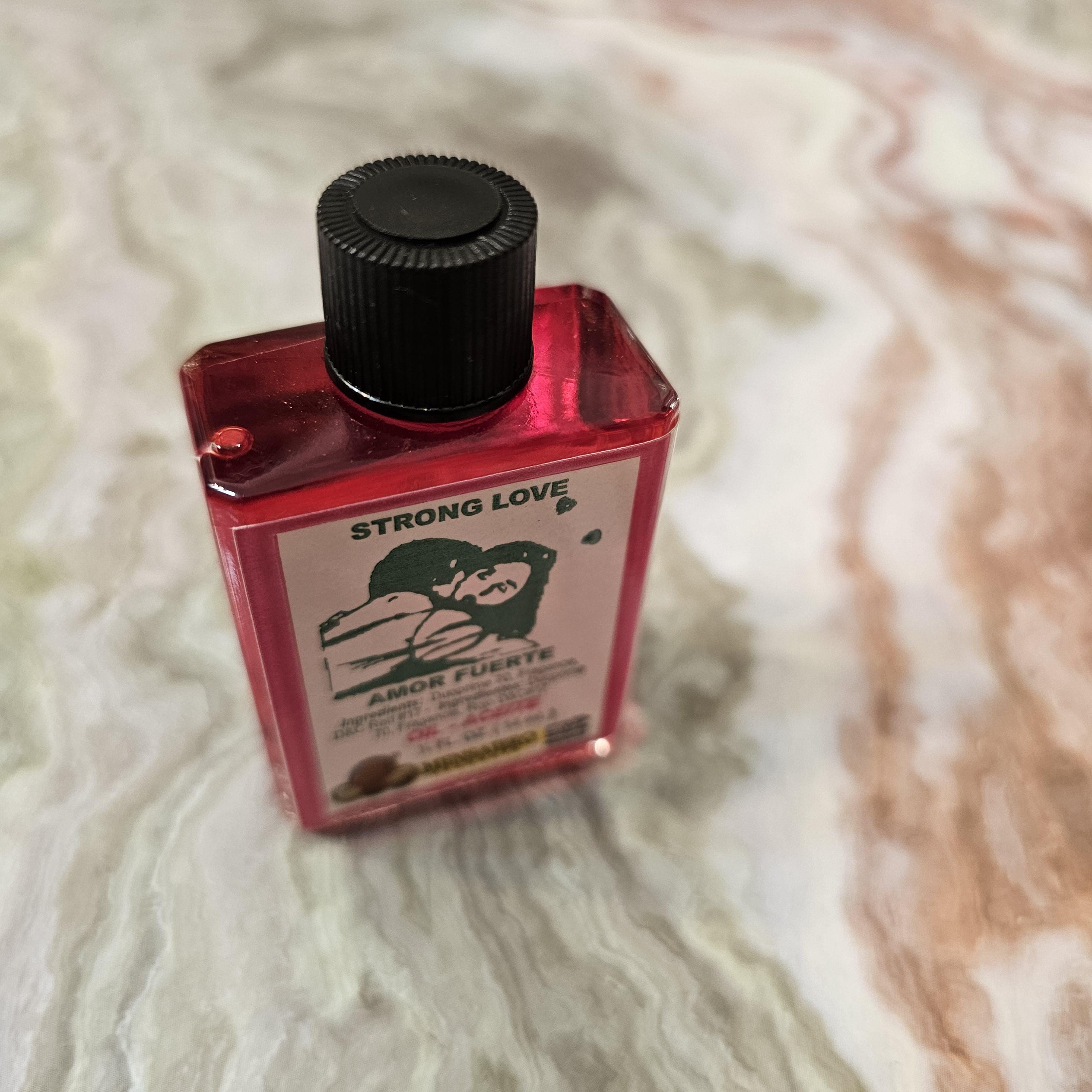 Strong Love Oil Amor Fuerte Spiritual Oil Love Drawing & Passion Ritual Oil Relationship Strengthening Folk Magic Anointing Oil