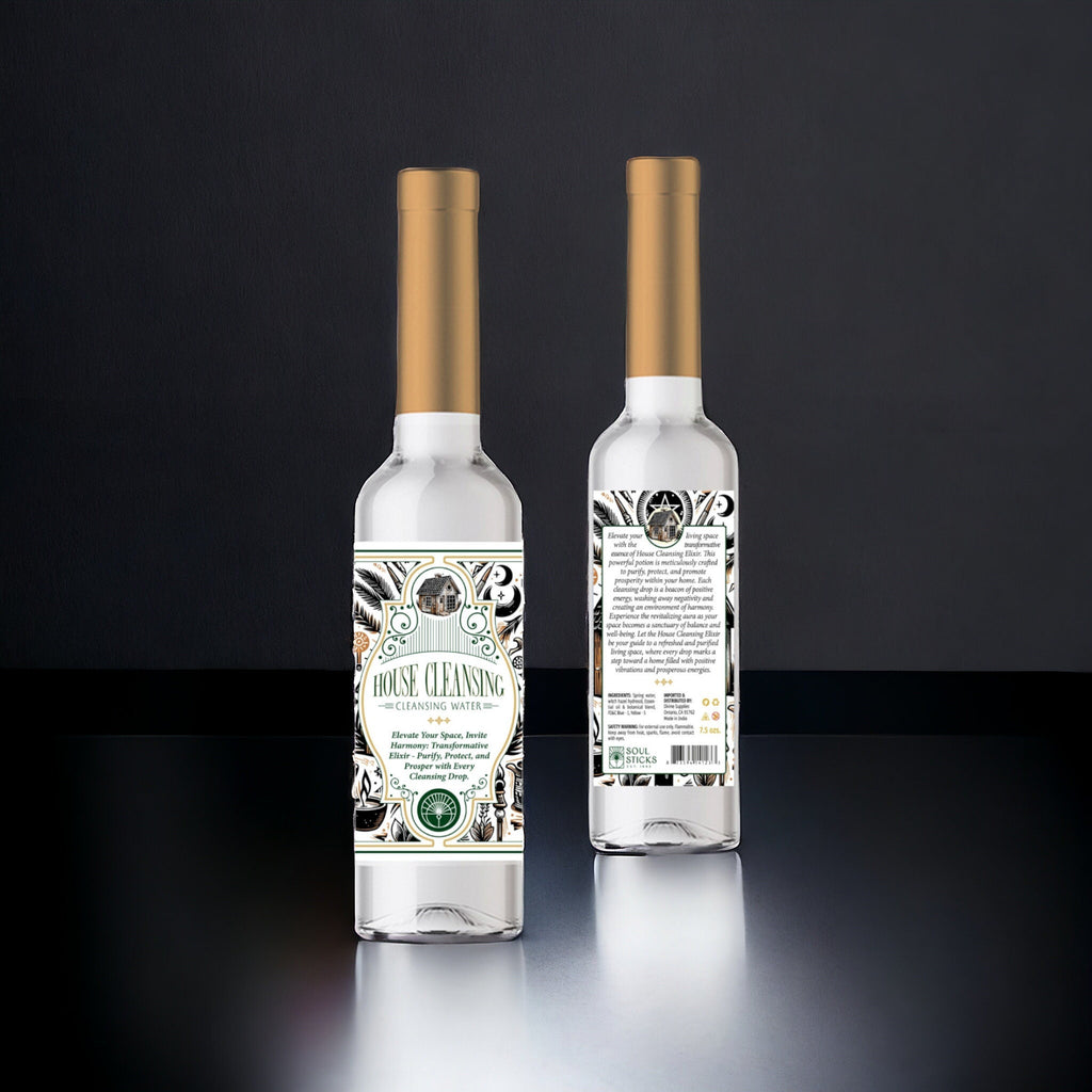 House Cleansing Water: Spiritual Home Blessing, Energy Clearing (7.5 oz)