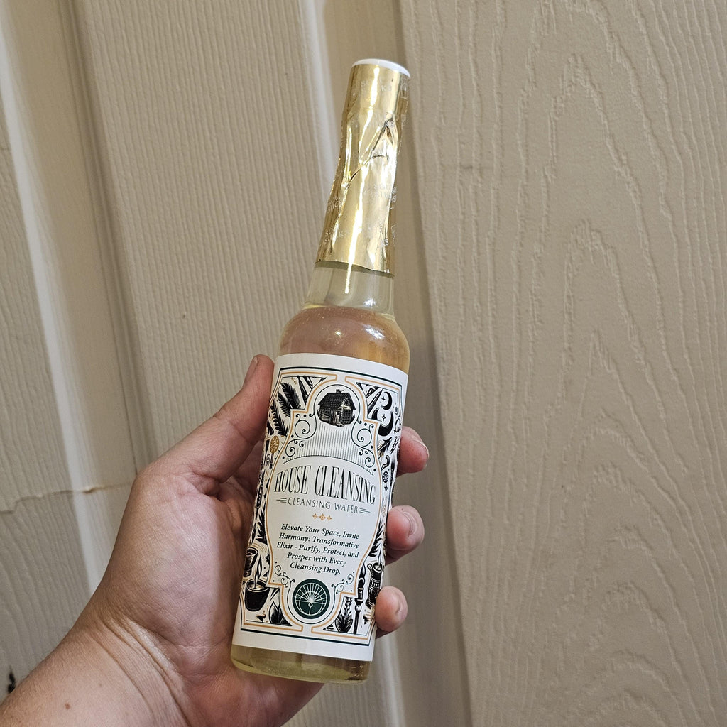 House Cleansing Water: Spiritual Home Blessing, Energy Clearing (7.5 oz)