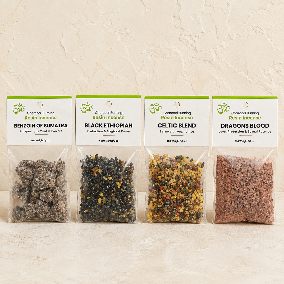 Natural Resin Incense: Frankincense, Myrrh, Dragons Blood Copal and more