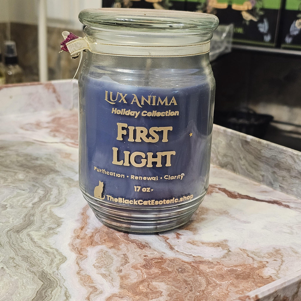 Gift LUX ANIMA Holiday Collection Ritual Jar Candles Purification, Peace, Love, Serenity