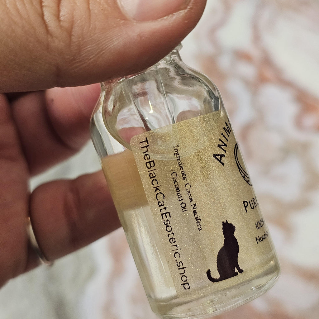 Pure Coconut Oil for Rituals and Anointing Fractionated Coconut Oil Spiritual Work, Cleansing, Spell Oil Base from Anima Alchemia