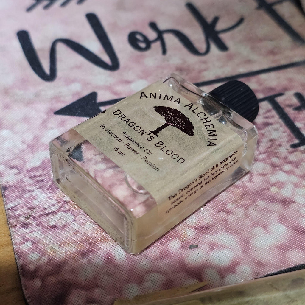 Dragon’s Blood Fragrance Oil Protection • Power • Passion Conjure, Candle Dressing, Ritual, Witchcraft, Pagan, Wicca Supplies