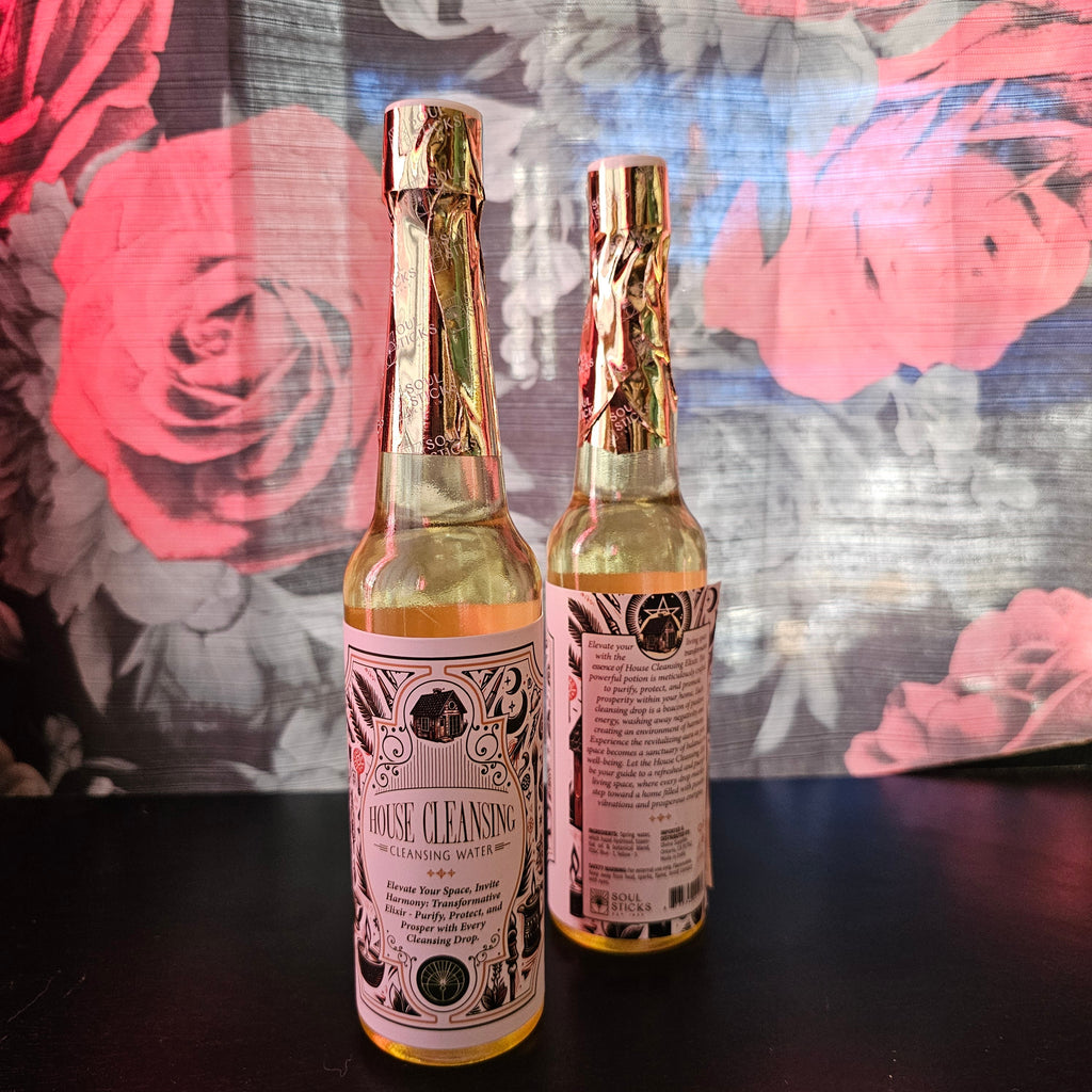 House Cleansing Water: Spiritual Home Blessing, Energy Clearing (7.5 oz)