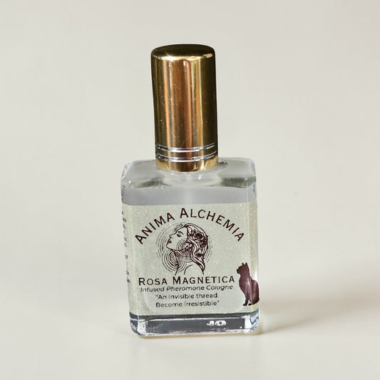 Rosa Magnetica pheromone spray cologne, front view