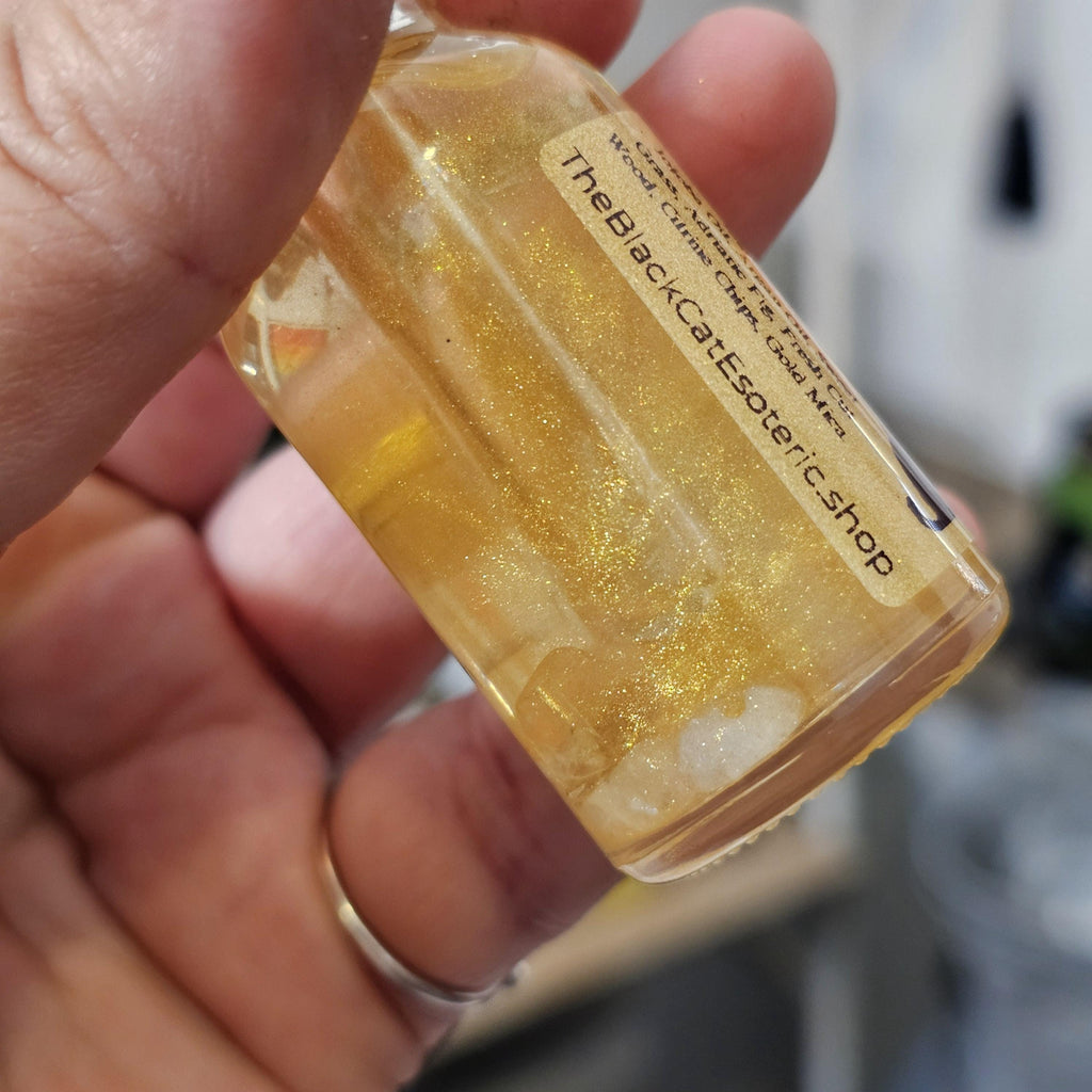 Anima Alchemia Lux Abundantia Ritual Oil for Prosperity Success and Flow Abundance Anointing Oil