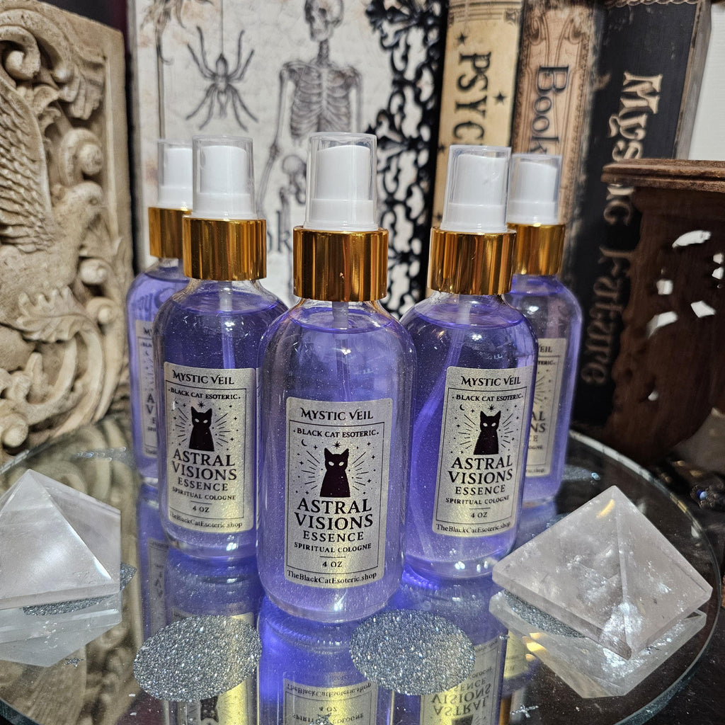 Astral Visions Indigo Aura Spray: Spiritual Cologne for Meditation & Energy Work