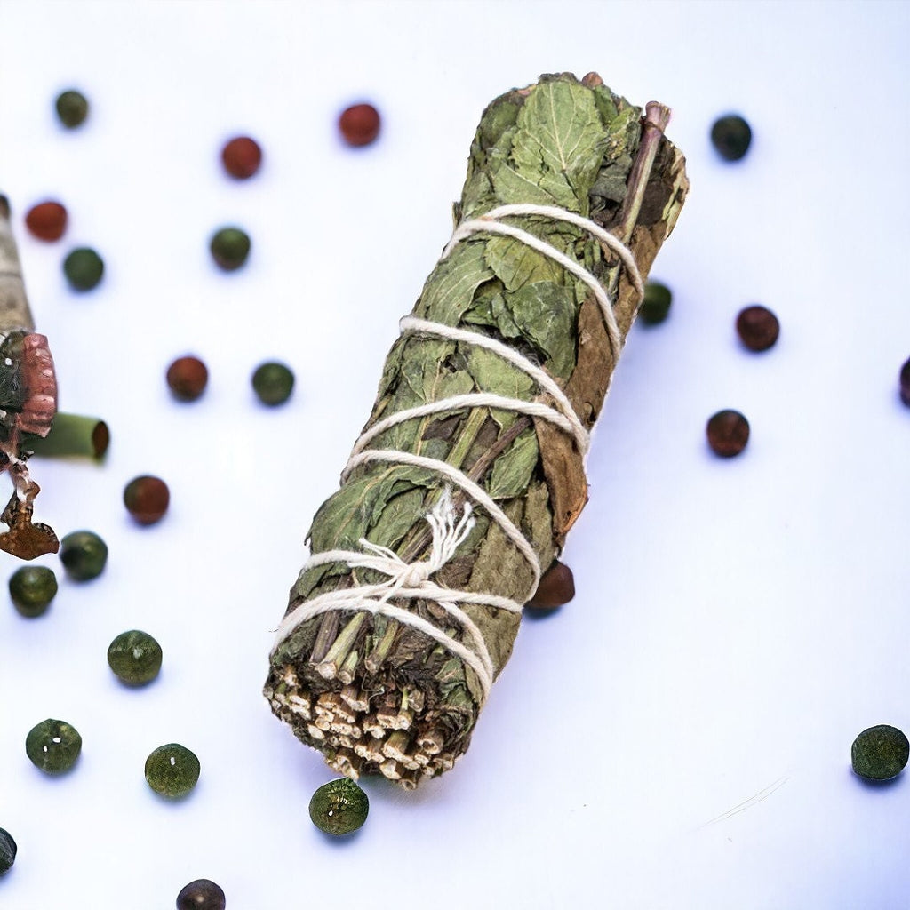 Lemon Balm & Peppermint Smoke Cleanse Smudge Wand