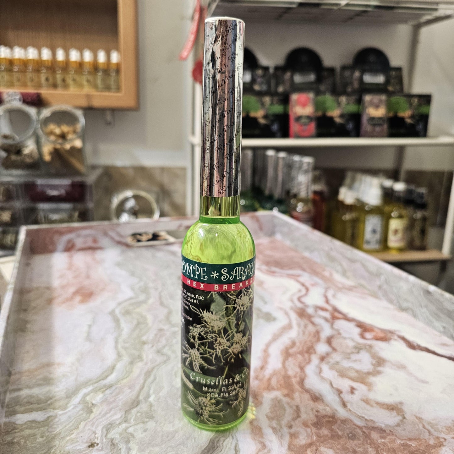 Rompe Saraguey Hex Breaker Cologne Spiritual Cleansing and Uncrossing Remove Negative Energy Ritual Cologne
