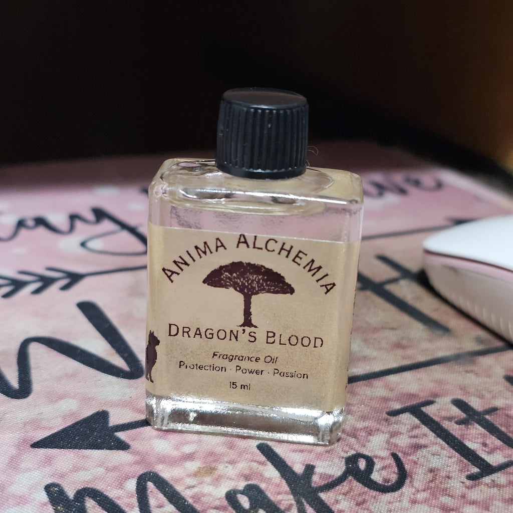 Dragon’s Blood Fragrance Oil Protection • Power • Passion Conjure, Candle Dressing, Ritual, Witchcraft, Pagan, Wicca Supplies