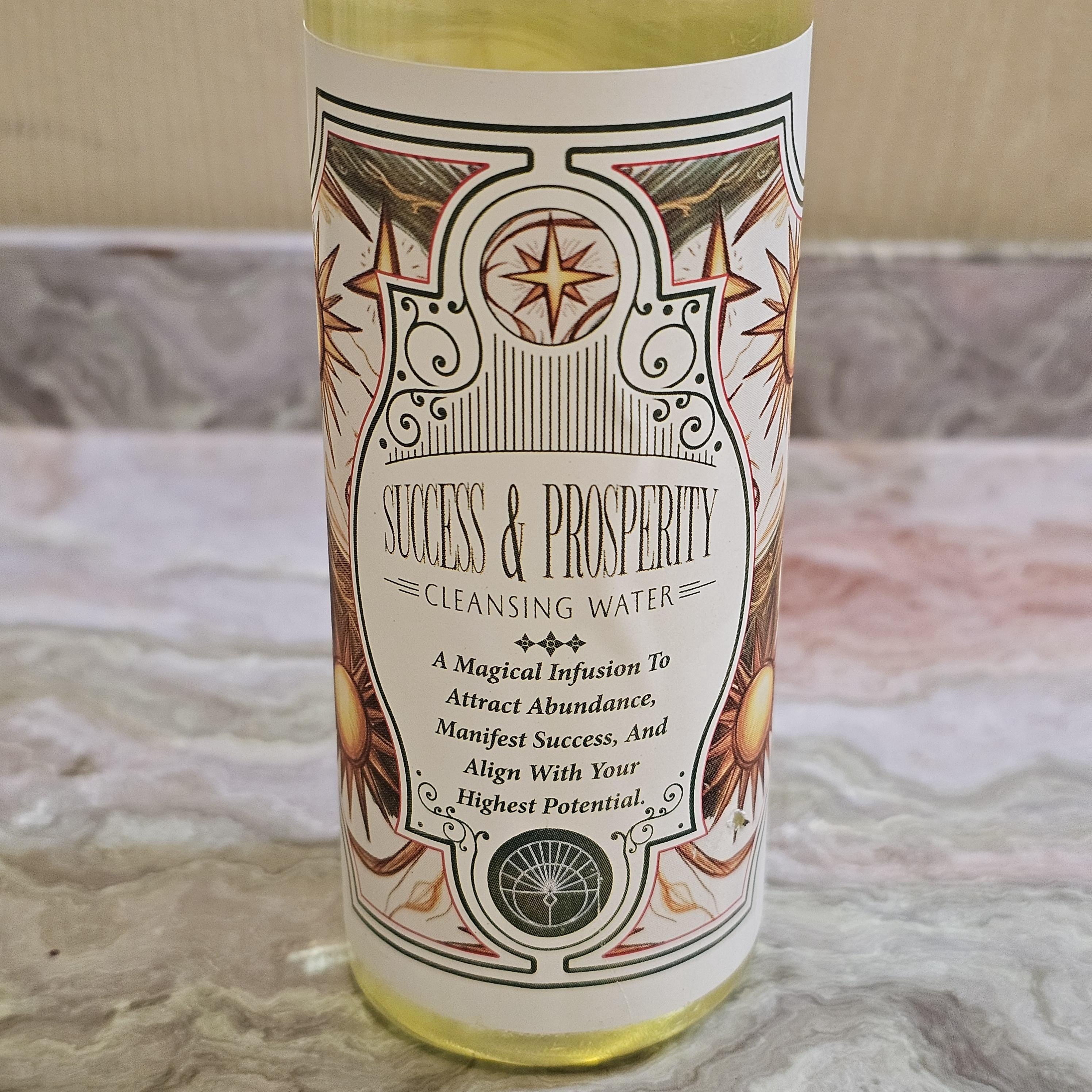 Success and Prosperity Cleansing Water Abundance Ritual Wash Money, Luck and Opportunity Cleanse Spiritual Floor and Aura Wash