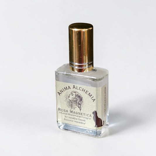Rosa Magnetica pheromone spray cologne, three-quarter view